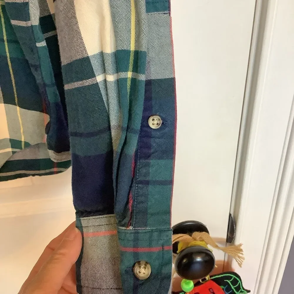 J. Crew‎ Tartan Plaid Oxford Button Down